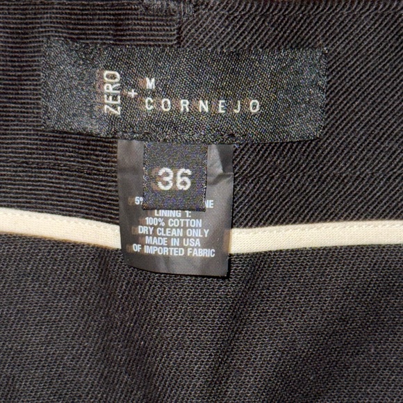 $695 designer Zero + M Cornejo  cotton pants 36x32 - Picture 10 of 12